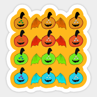 Happy Gomuro Hallowen Character V.1 Sticker